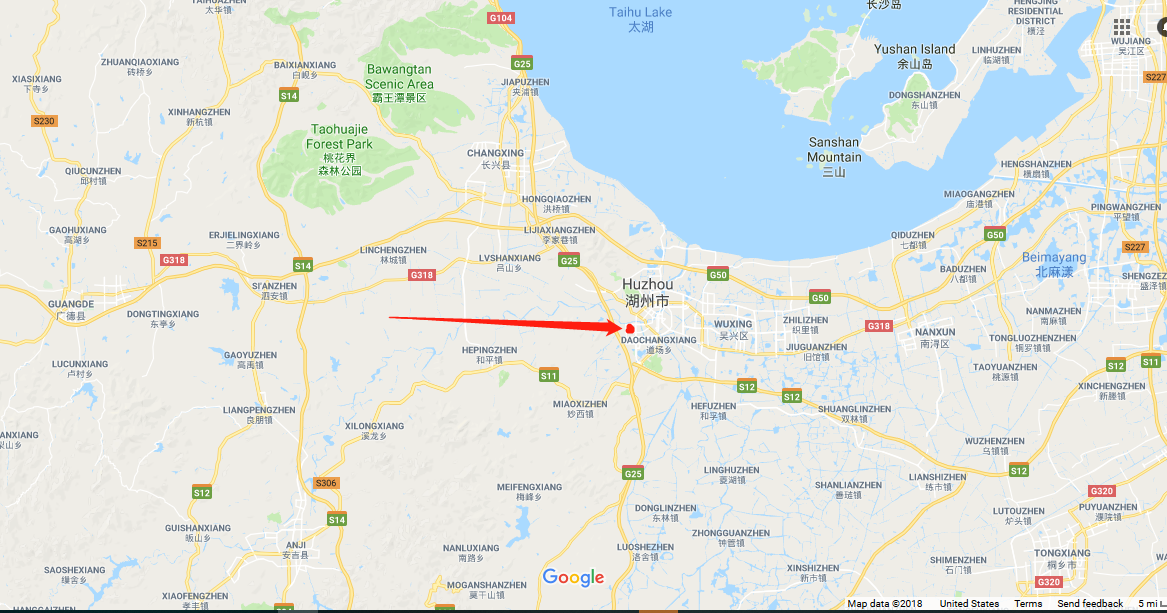 East 7F,6Bd,No.1366, Hongfeng rd,Huzhou City，Zhejiang Province，R.P.C 